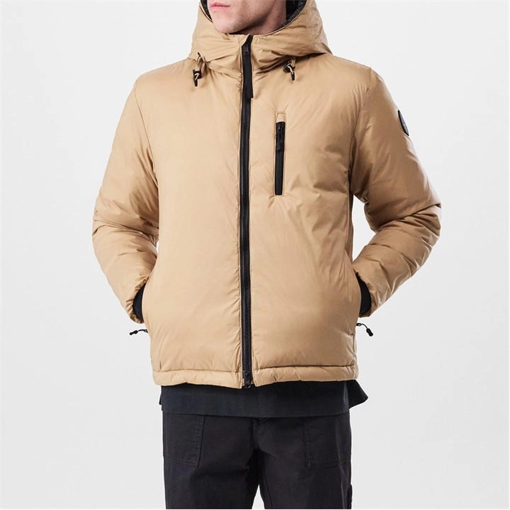 Canada Goose Men'S Nylon Lodge Down Jacket - Beige